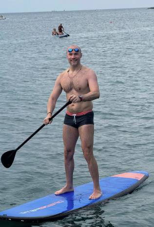 Aleksandar Sofronijević na kajaku