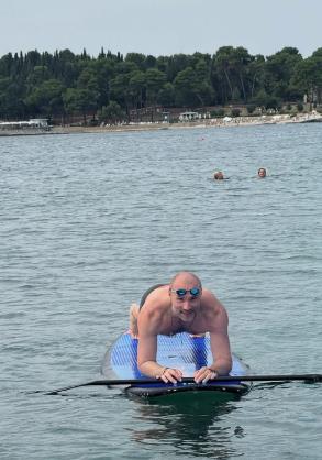 Aleksandar Sofronijević na kajaku