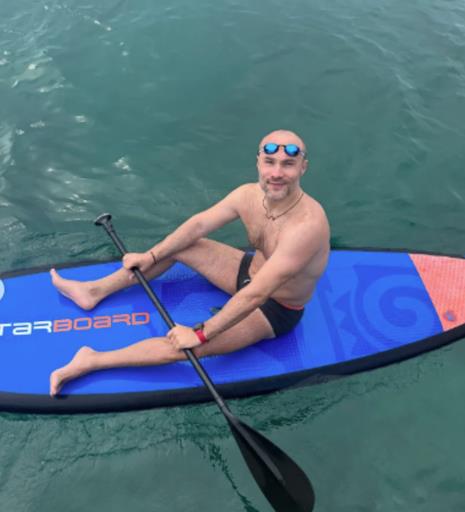 Aleksandar Sofronijević na kajaku