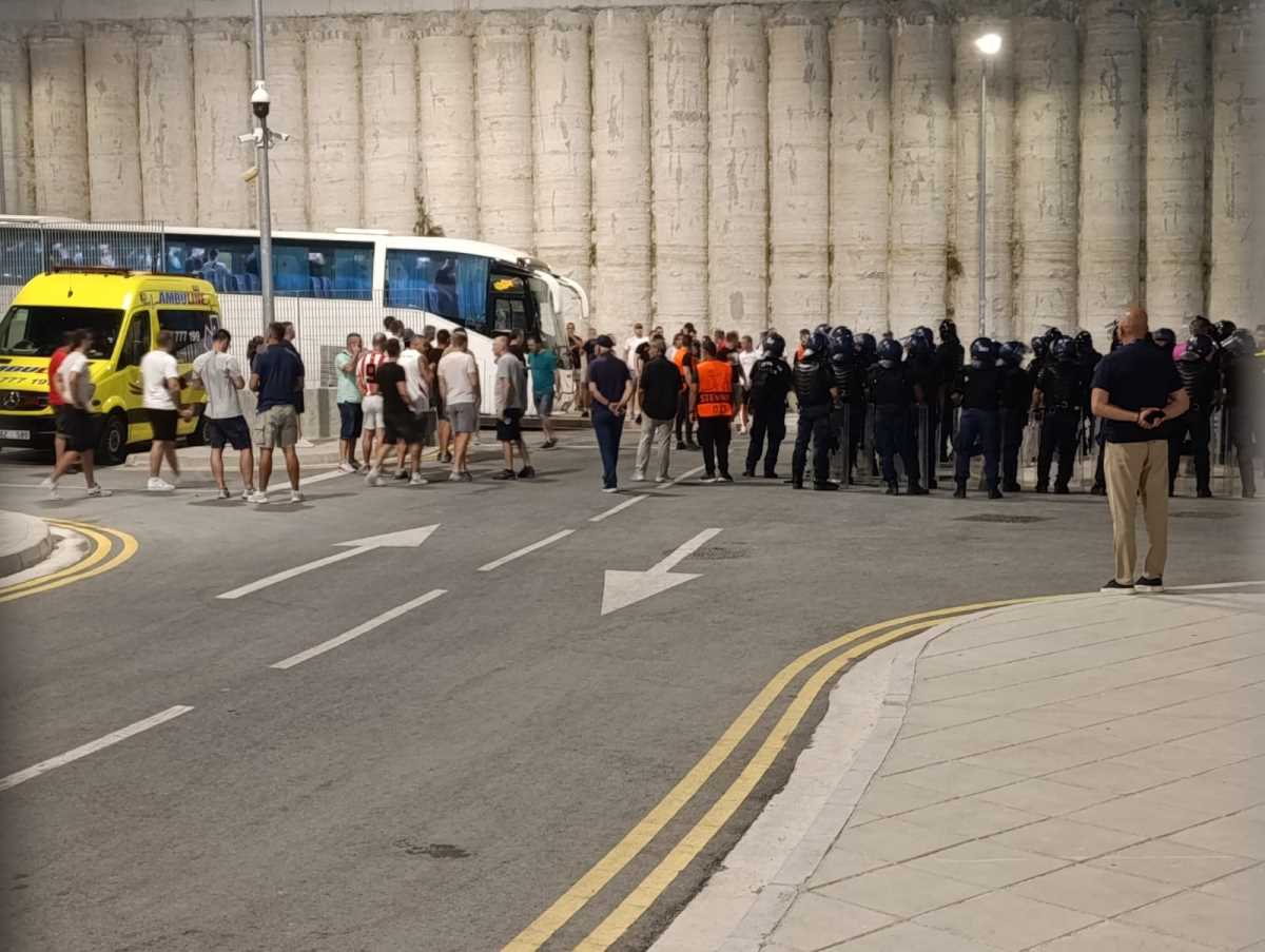 Delije pred meč sa Pafosom