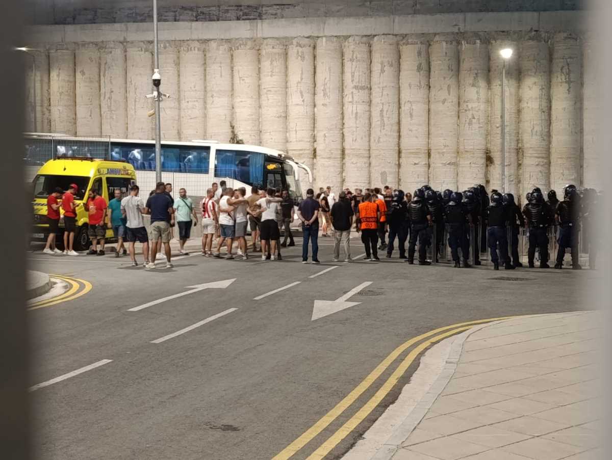 Delije pred meč sa Pafosom