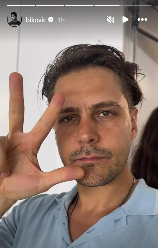 Miloš Biković na utakmici