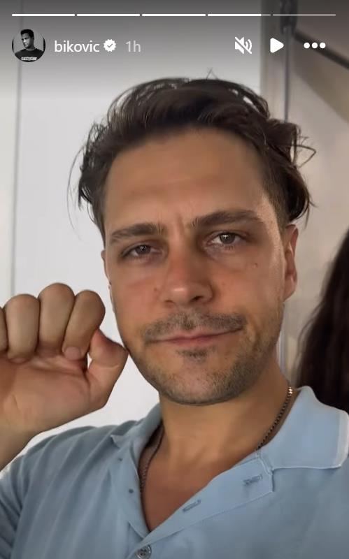 Miloš Biković na utakmici