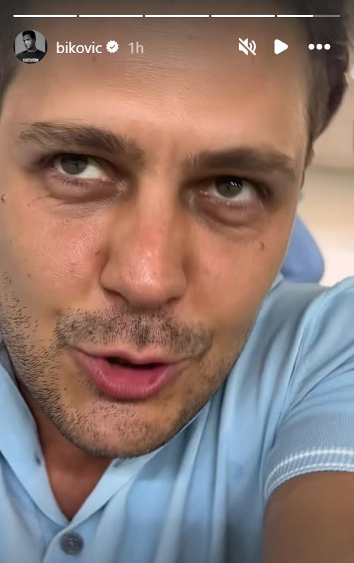 Miloš Biković na utakmici