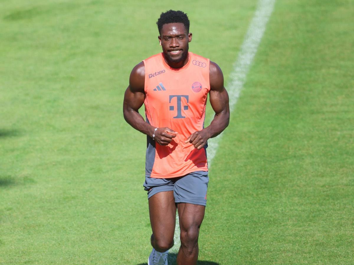 Alfonso Dejvis na treningu