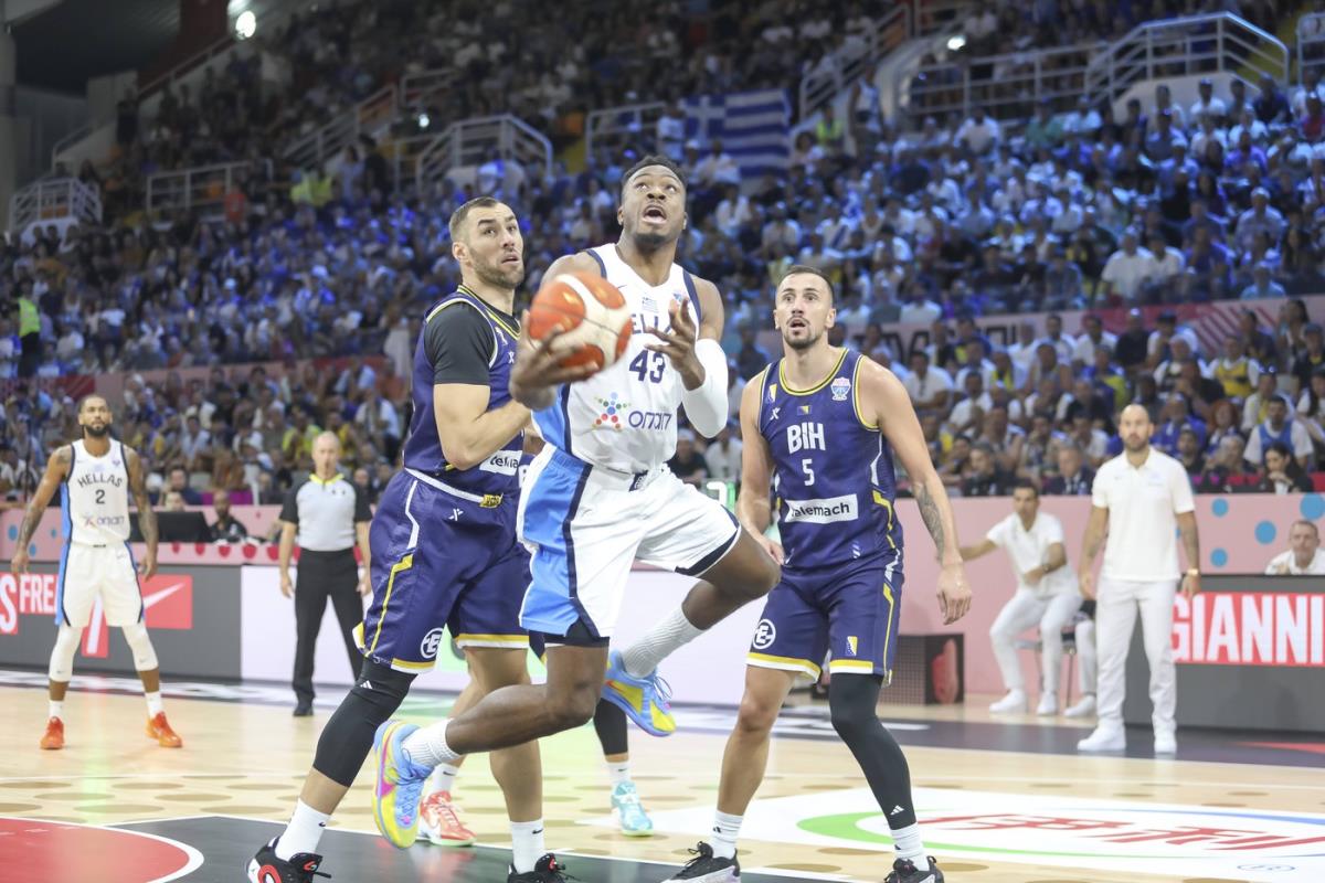 Detalj sa utakmice Grčka - Bosna i Hercegovina