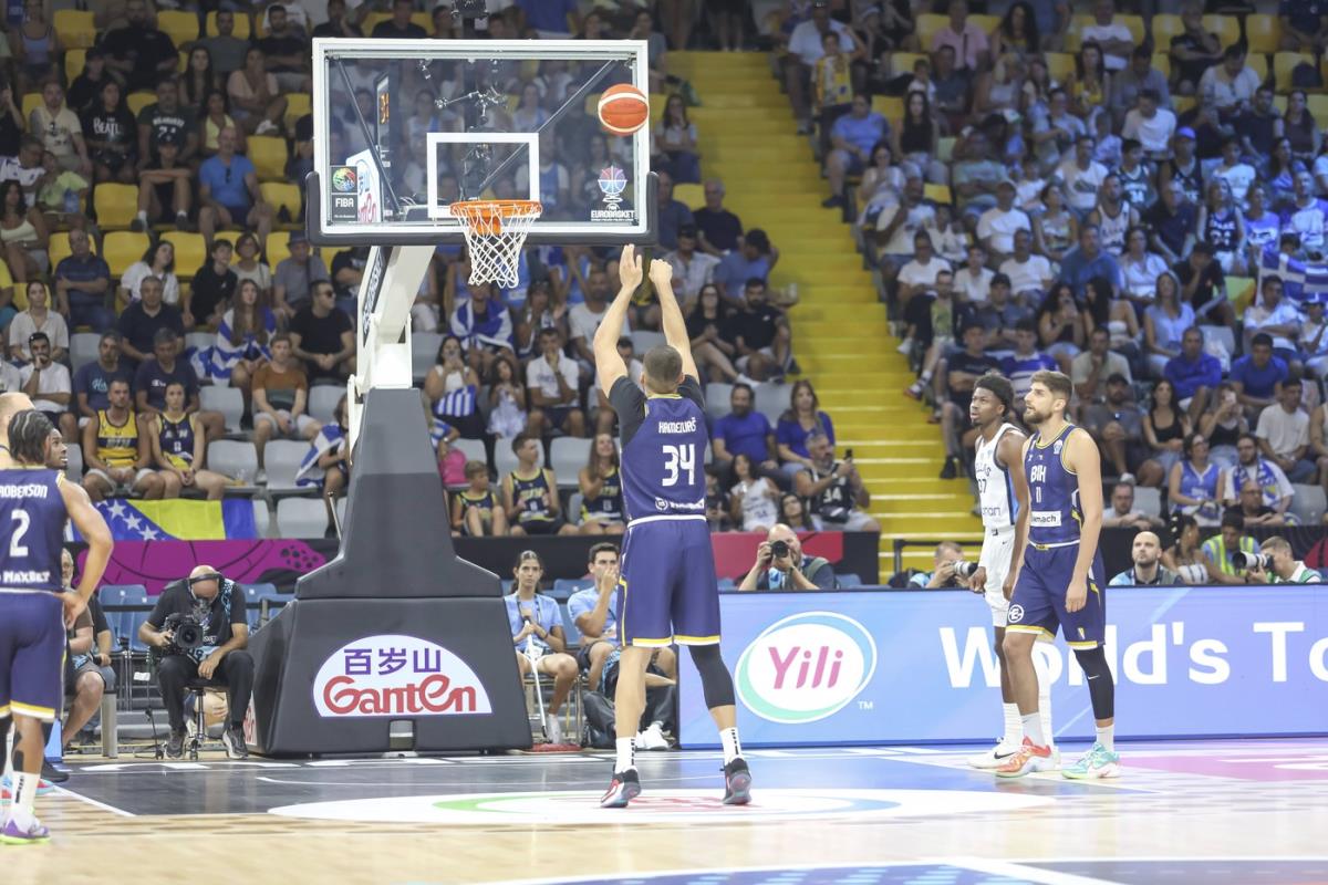 Detalj sa utakmice Grčka - Bosna i Hercegovina