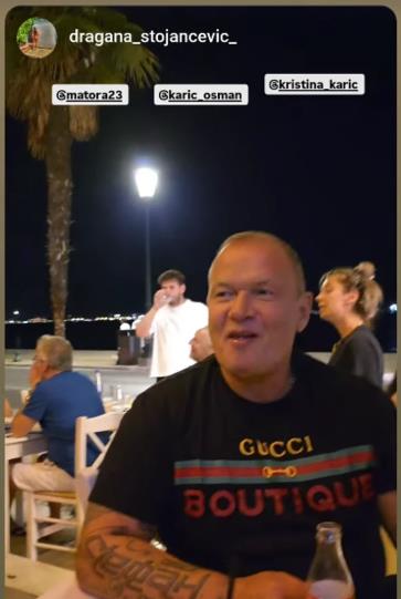 Jovana Tomić Matora sa devojkom i Osmanom Karićem na moru