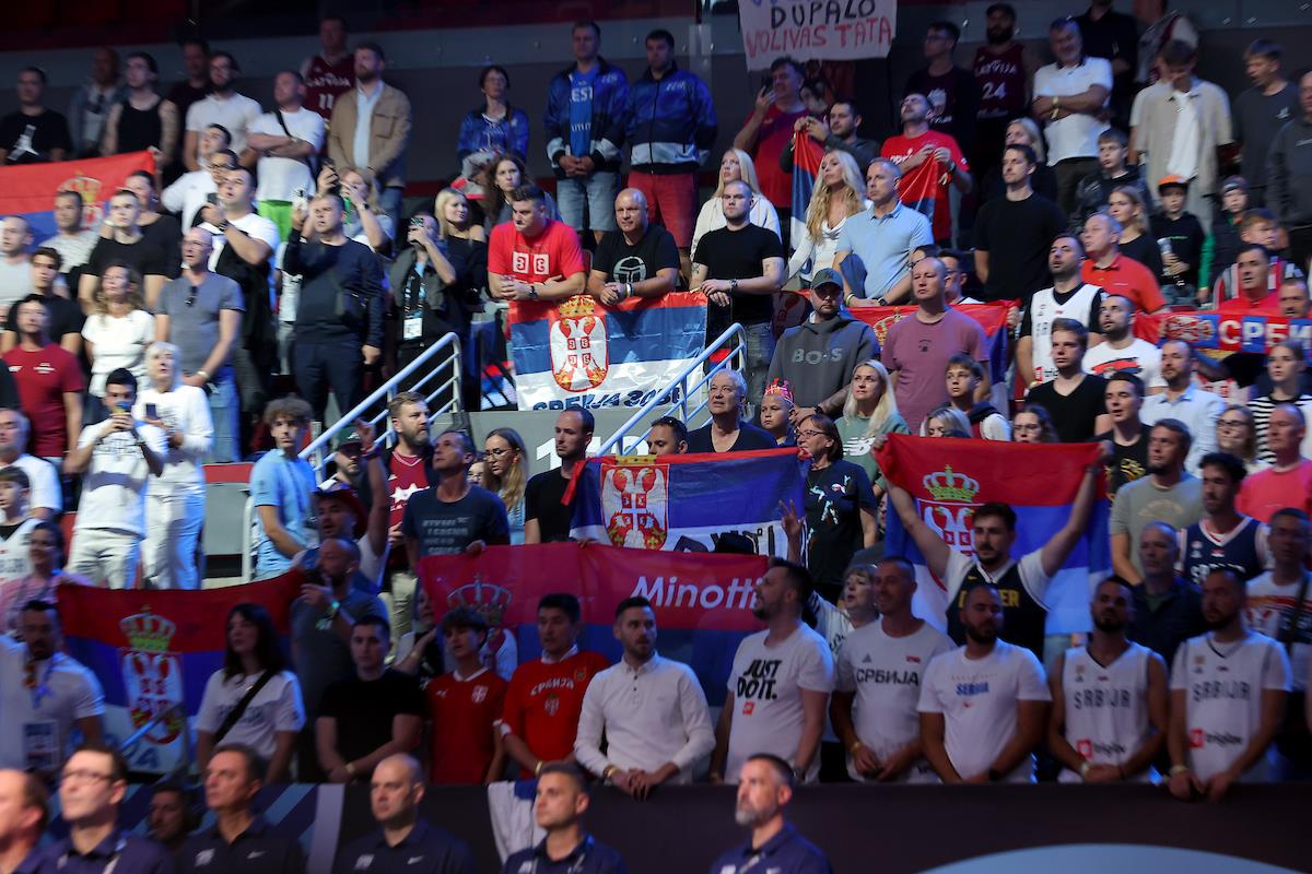 Navijači Srbije na Eurobasketu 2025