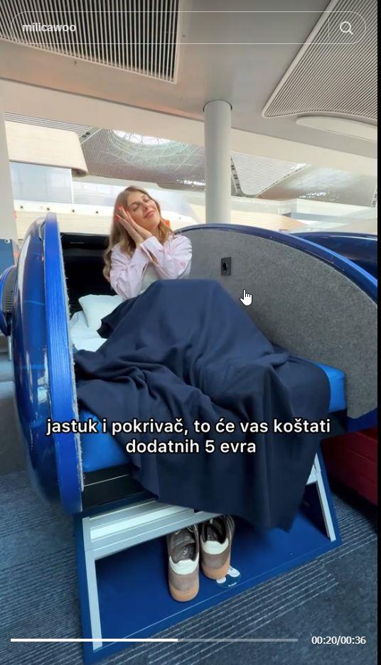 Kapsula za spavanje na aerodromu u Instabulu