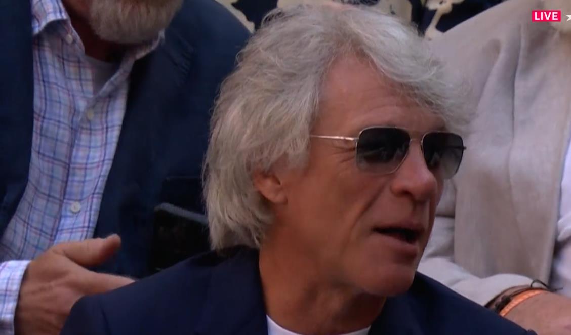 Džon Bon Džovi na meču Novaka Đokovića