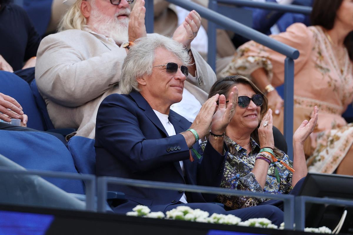 Džon Bon Džovi na meču Novaka Đokovića