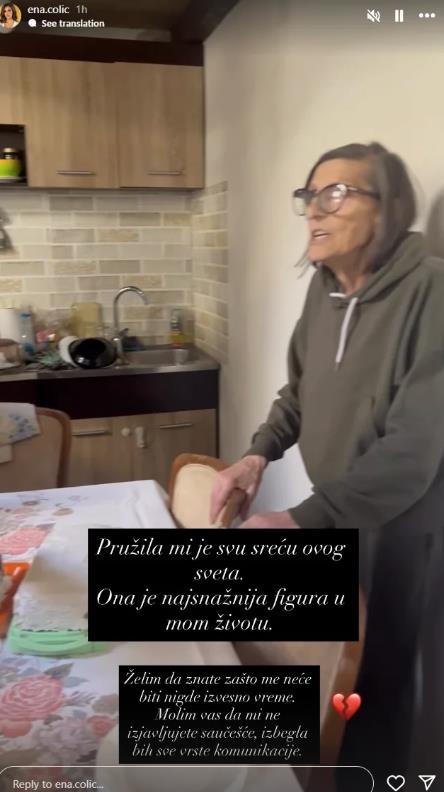 Preminula baka Ene Čolić
