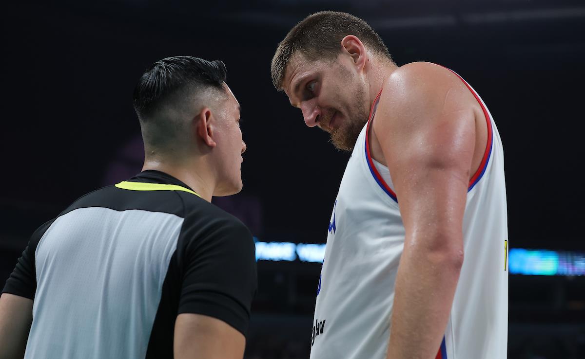 Nikola Jokić na meču Srbija - Finska Eurobasket 2025