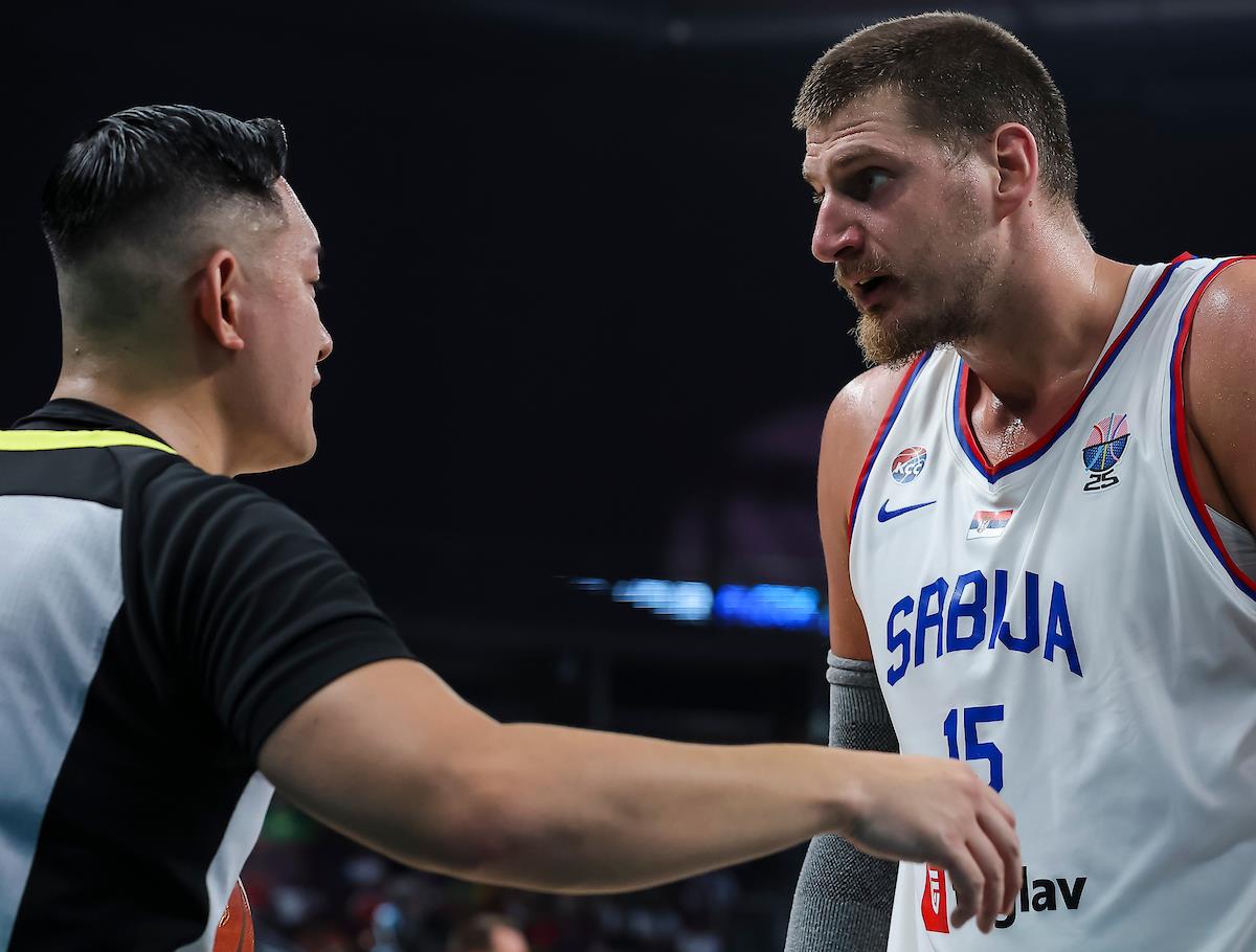Nikola Jokić na meču Srbija - Finska Eurobasket 2025