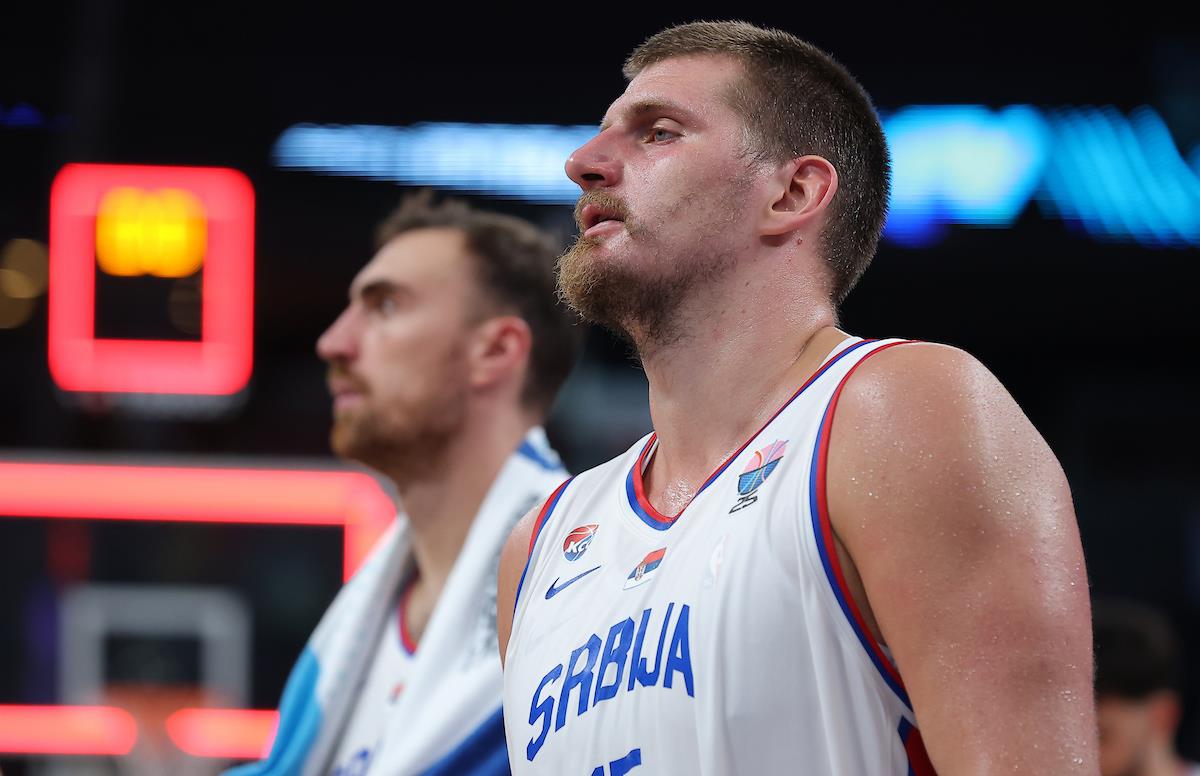 Nikola Jokić na meču Srbija - Finska Eurobasket 2025