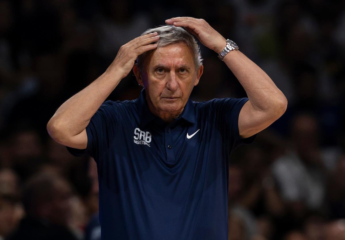 Svetislav Pešić na klupi košarkaške reprezentacije Srbije Eurobasket 2025
