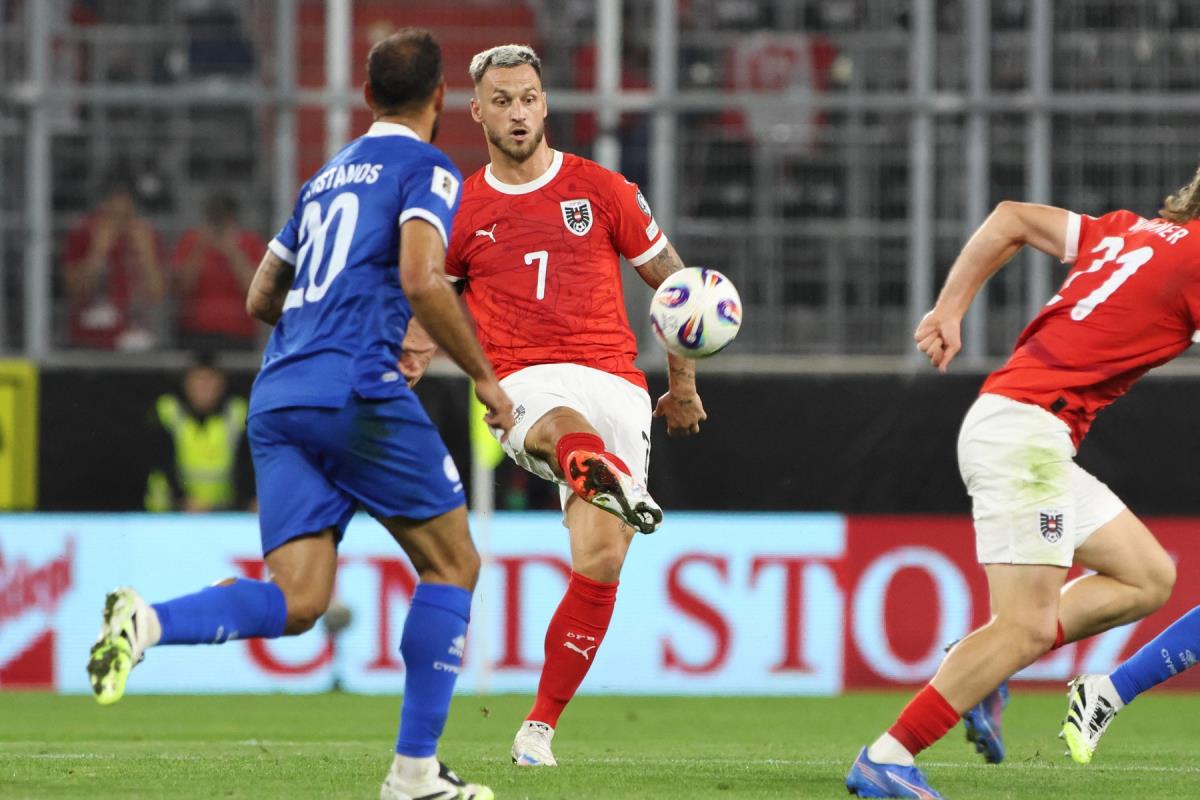 Marko Arnautović u dresu reprezentacije Austrije