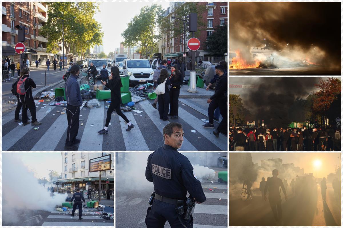 Pariz Francuska Protesti