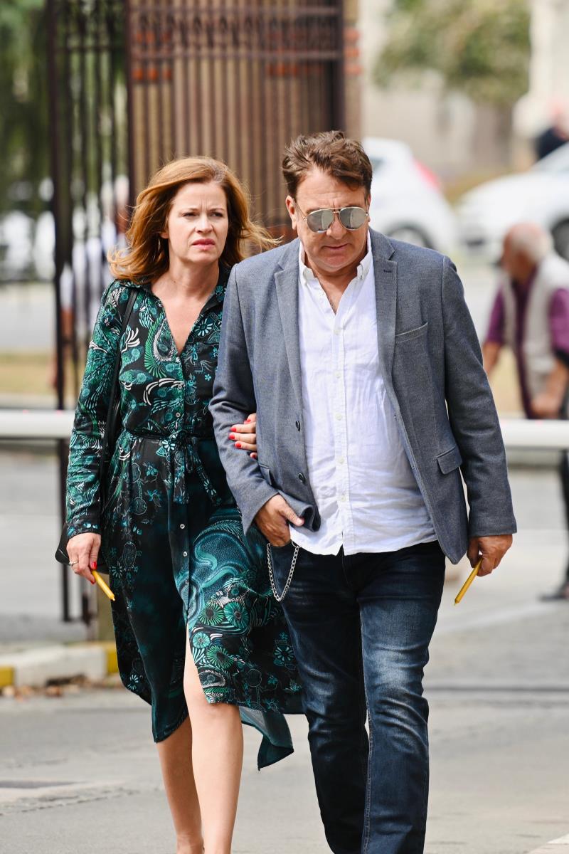 Glumac Vladan Savić na ispraćaju za kremaciju Mihaila Vukobratovića