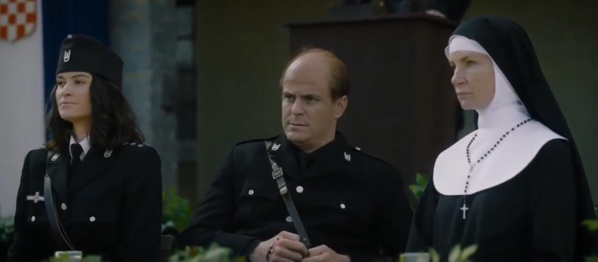 Martina Kitanović kao Maja Buždon, Vuk Kostić kao Miroslav Filipović i Tatjana Kecman kao Barta Pulherija