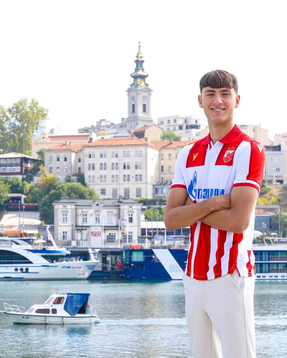 Aleksa Damjanović, fudbaler Crvene zvezde