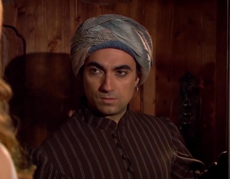 Selim Bajraktar kao Zumbul-aga u seriji Sulejman Veličanstveni
