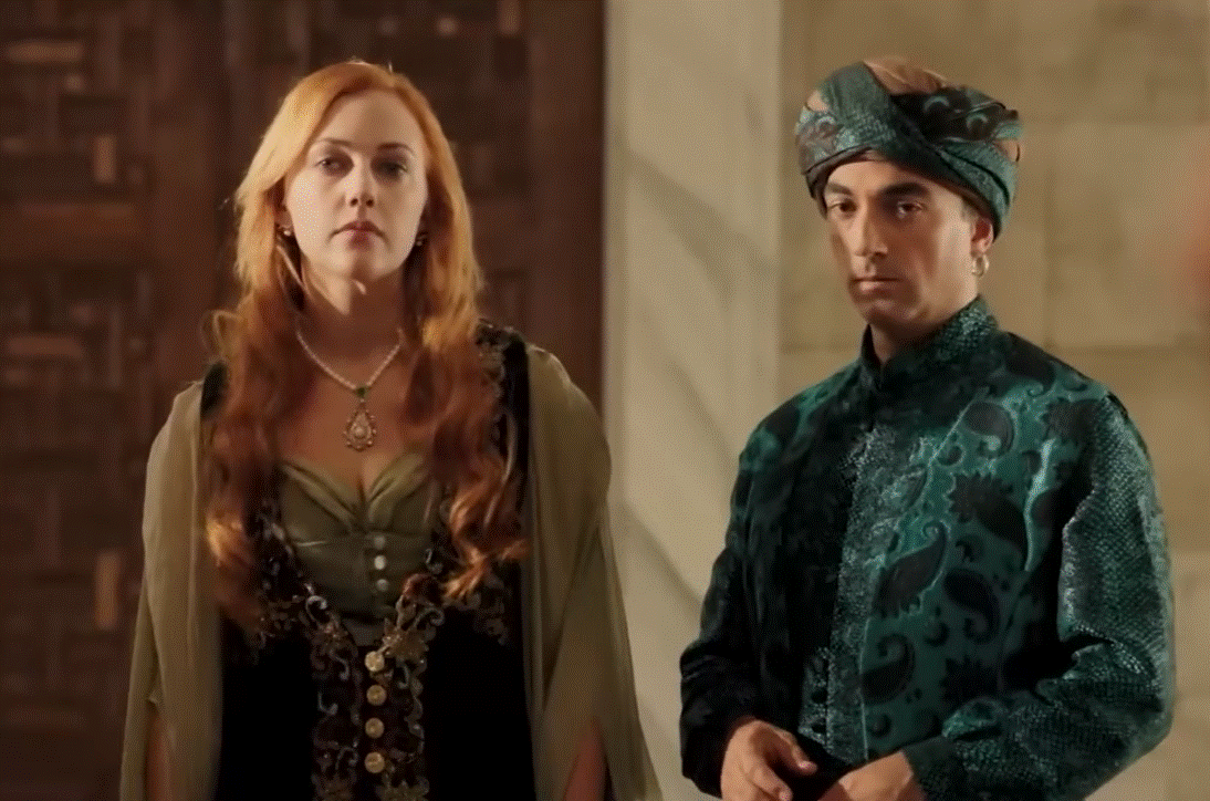 Selim Bajraktar kao Zumbul-aga u seriji Sulejman Veličanstveni