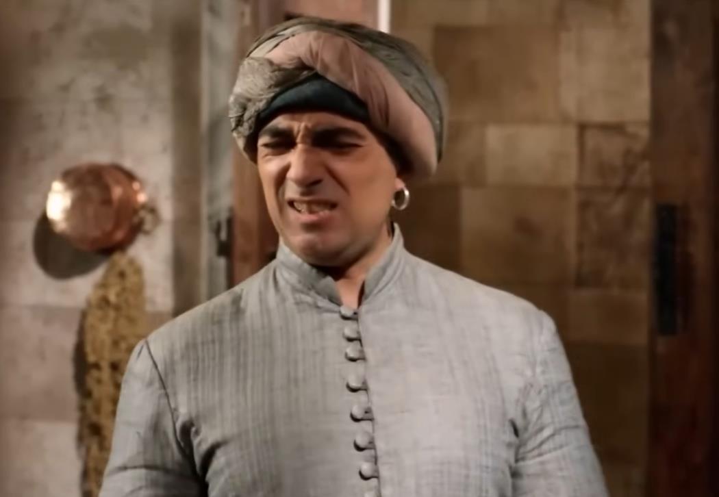 Selim Bajraktar kao Zumbul-aga u seriji Sulejman Veličanstveni