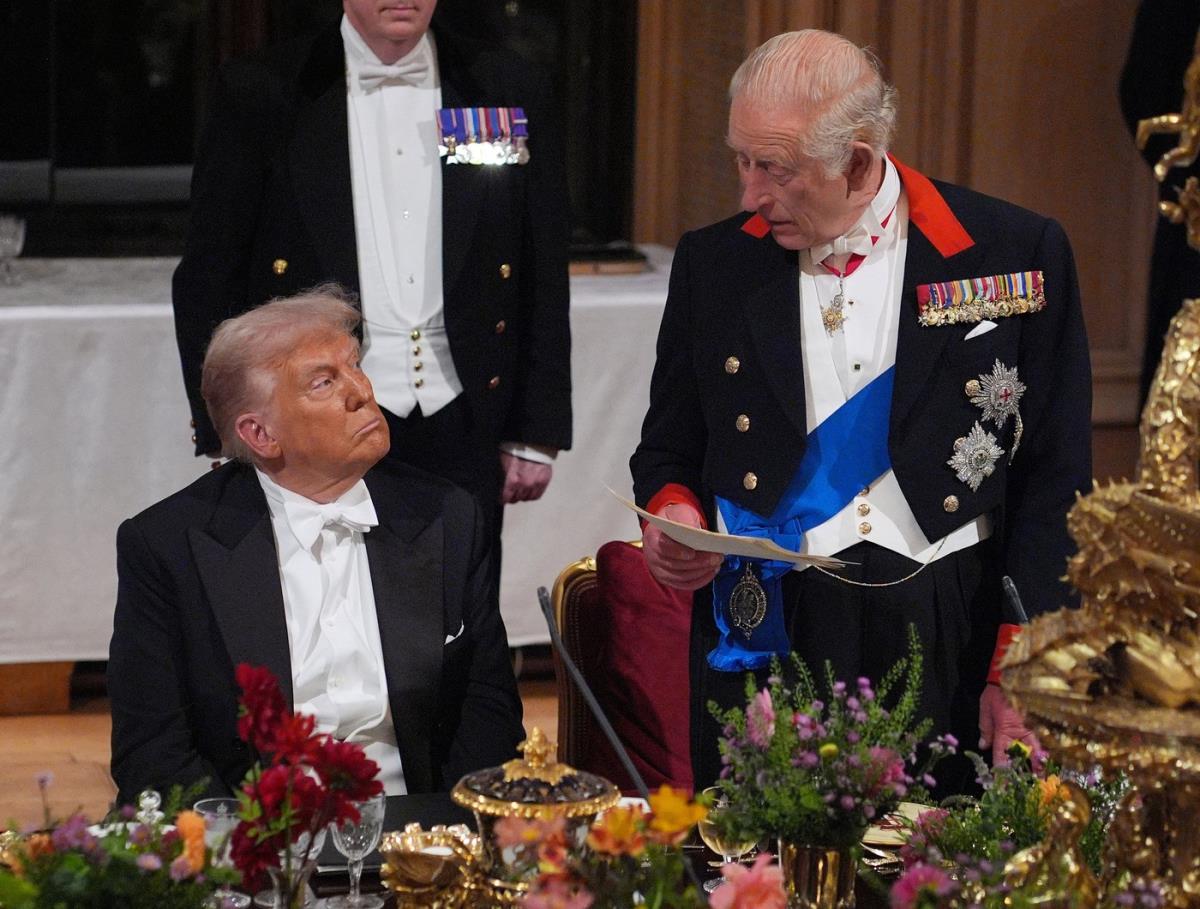 Donald Tramp u Vindzor zamku tokom državne posete