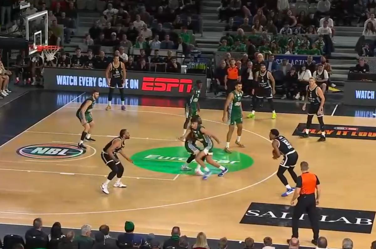 Detalj sa utakmice Partizan - Panatinaikos