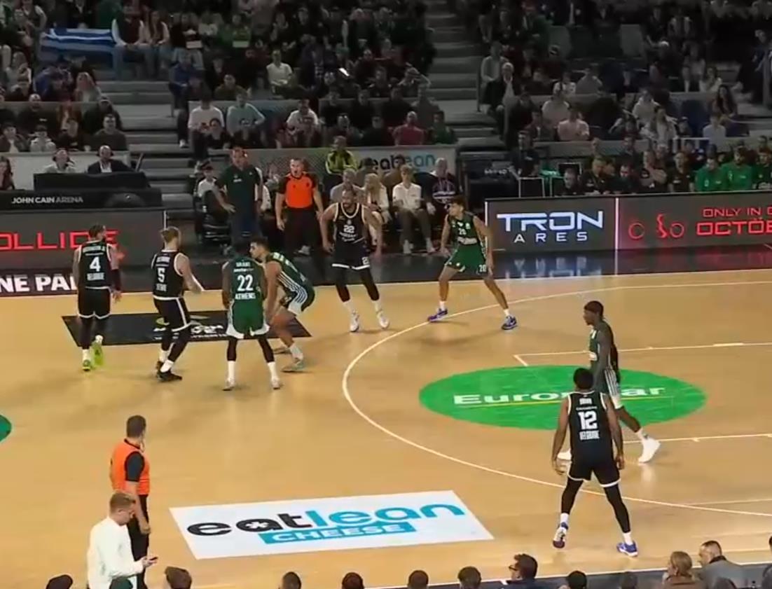 Detalj sa utakmice Partizan - Panatinaikos