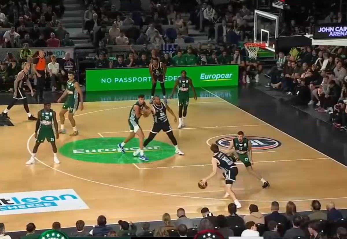 Detalj sa utakmice Partizan - Panatinaikos