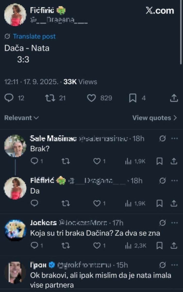 Fanovi se šale na račun Nataše Bekvalac i Danila Ikodinovića