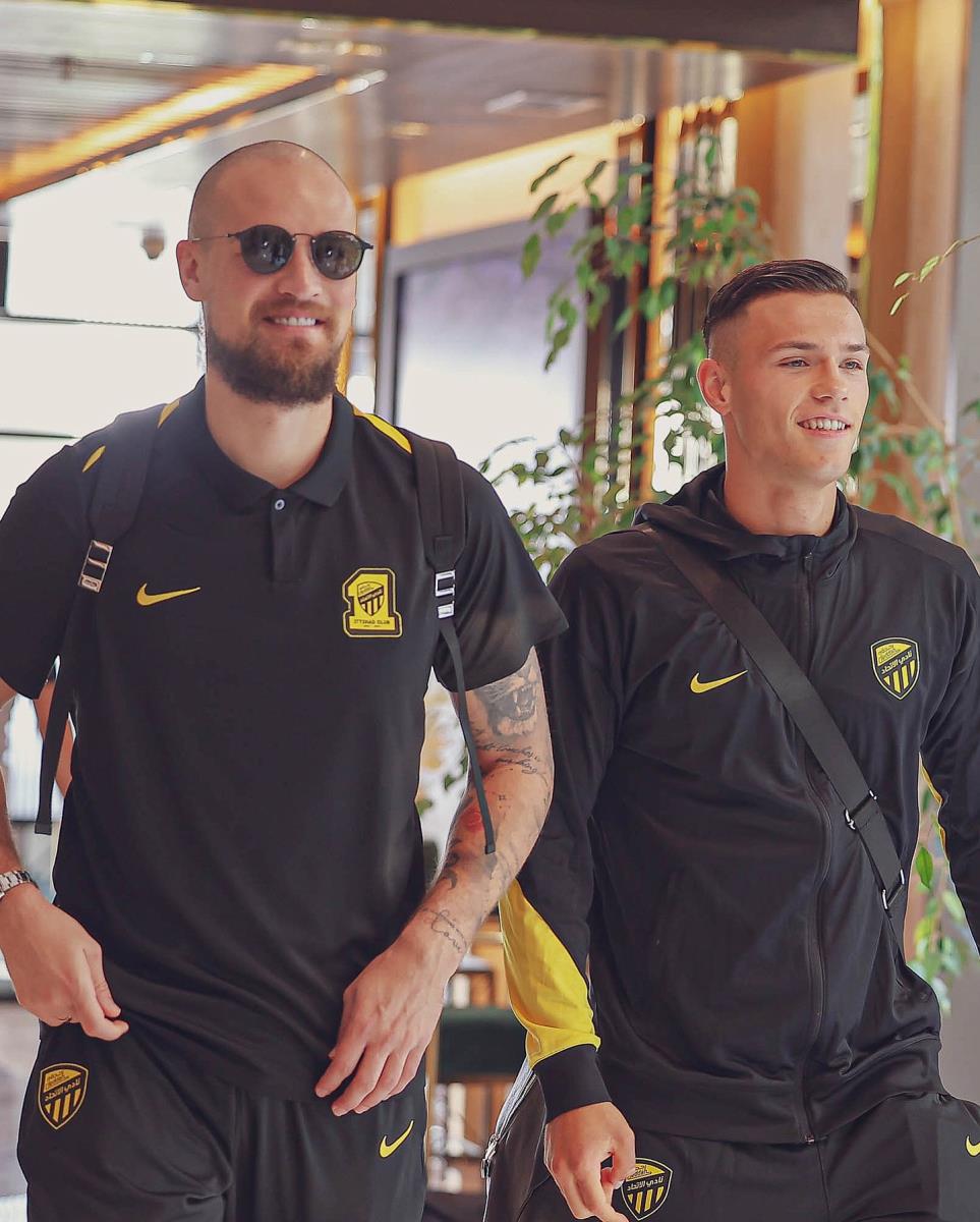 Predrag Rajković i Jan Karlo Simić u Al Itihadu