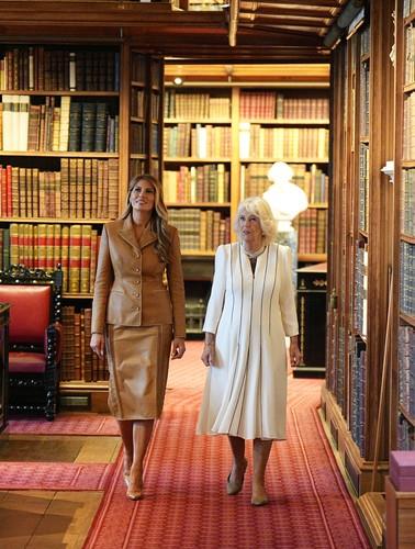 Melanija Tramp i kraljica Kamila