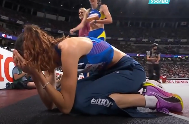 Angelina Topić u suzama posle osvajanja bronzane medalje