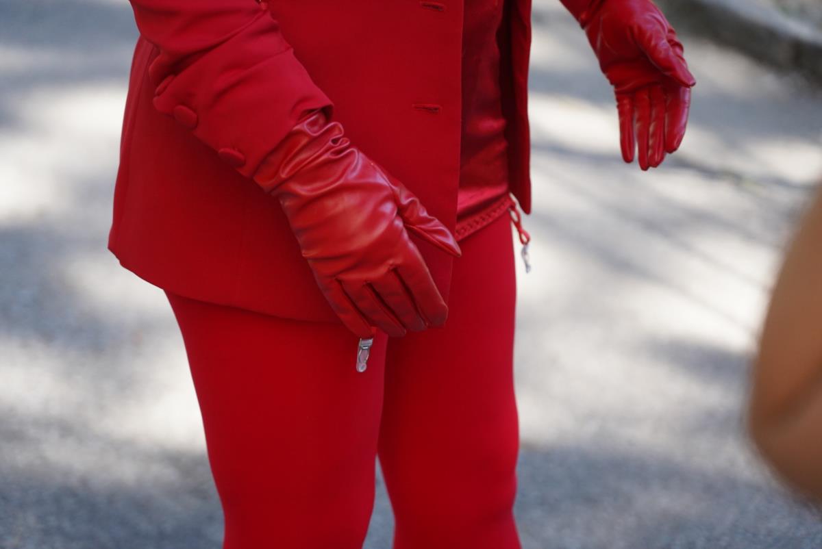 Dara Bubamara stigla na snimanje Zvezda Granda sva u crvenom