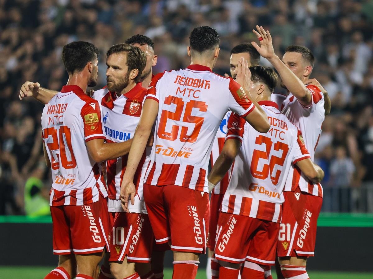 Fudbaleri Crvene zvezde slave gol u 177. večitom derbiju