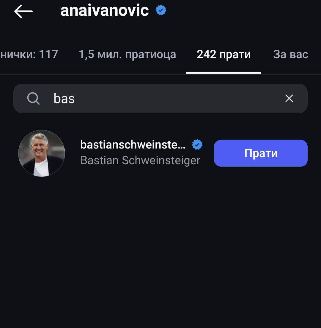 Ana Ivanović instagram