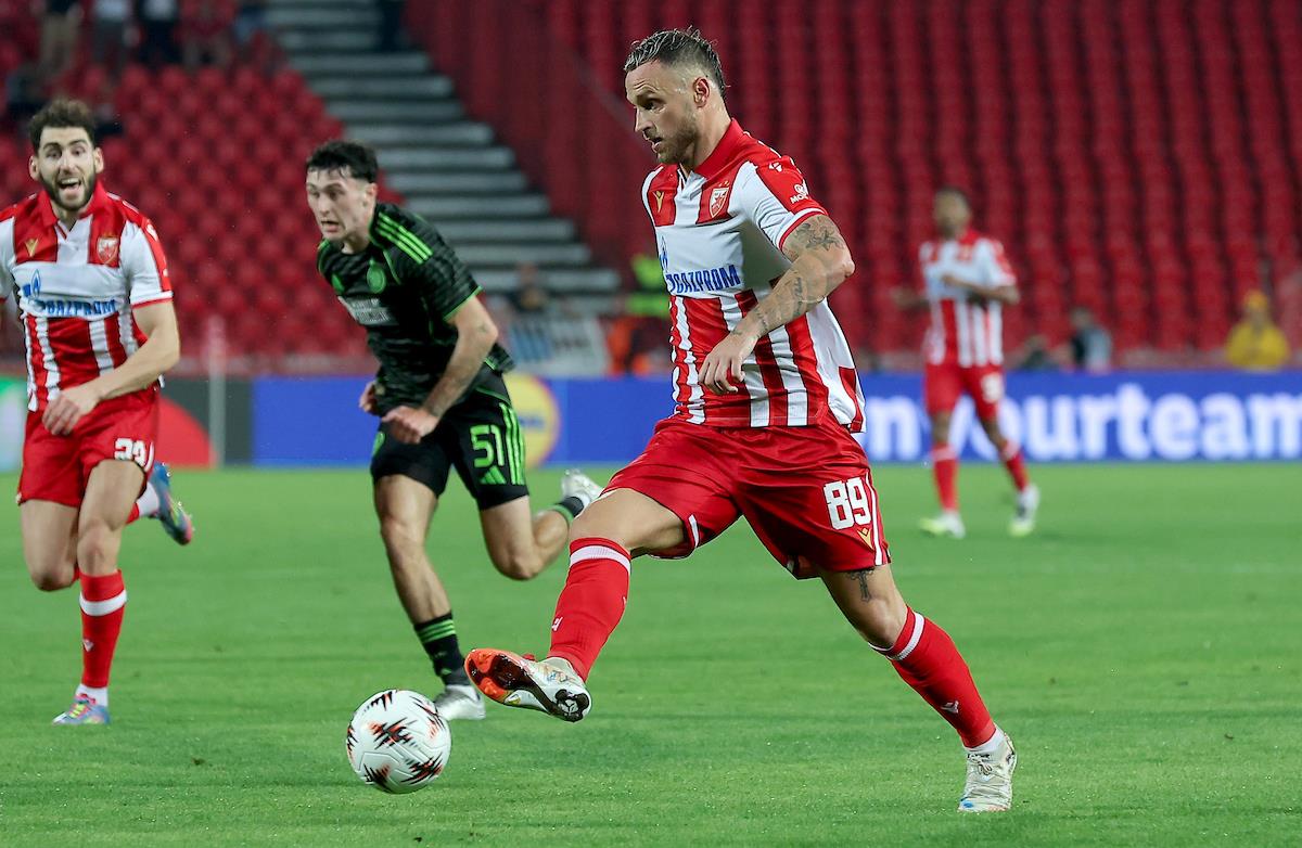 Marko Arnautović na utakmici protiv Seltika