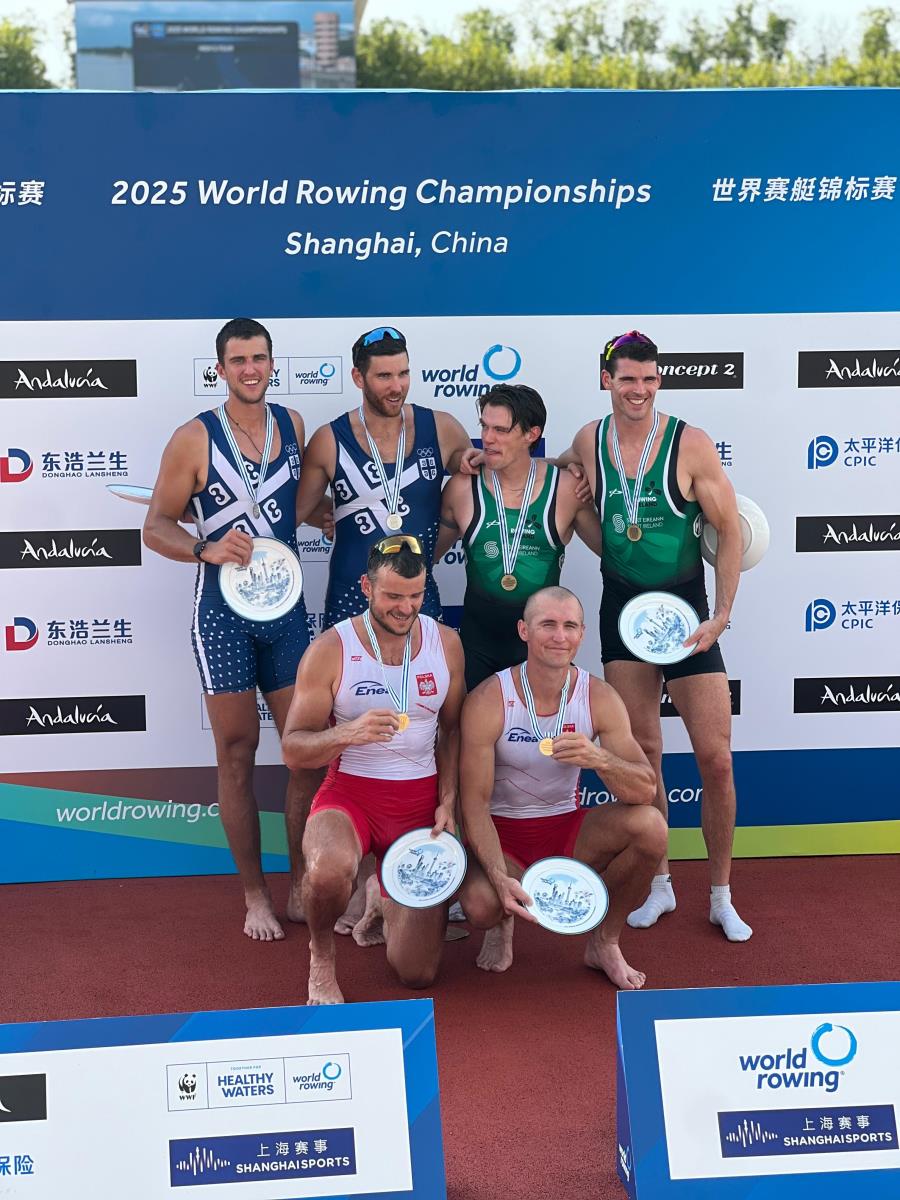 Veslači Srbije osvojili srebrnu medalju na Svetskom prvenstvu