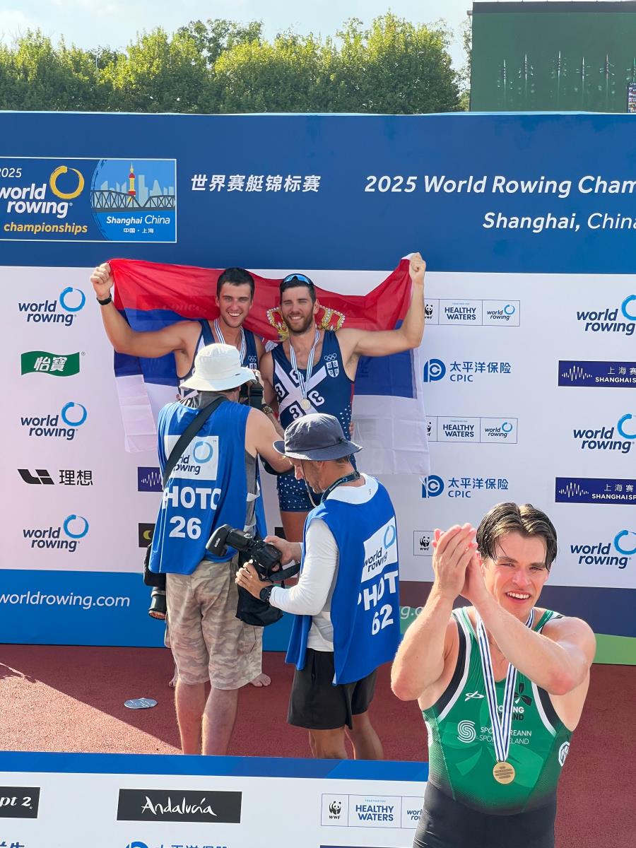 Veslači Srbije osvojili srebrnu medalju na Svetskom prvenstvu