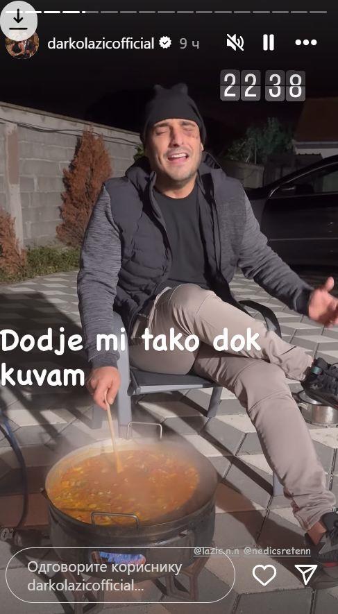 Darko Lazić kuva gulaš