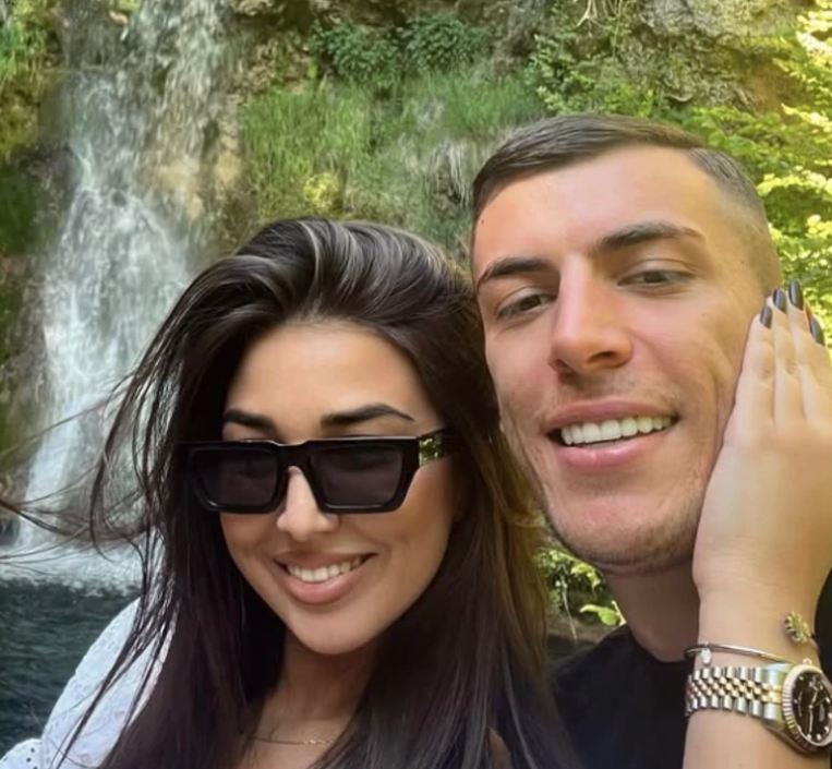 Jovana Živković sa mužem