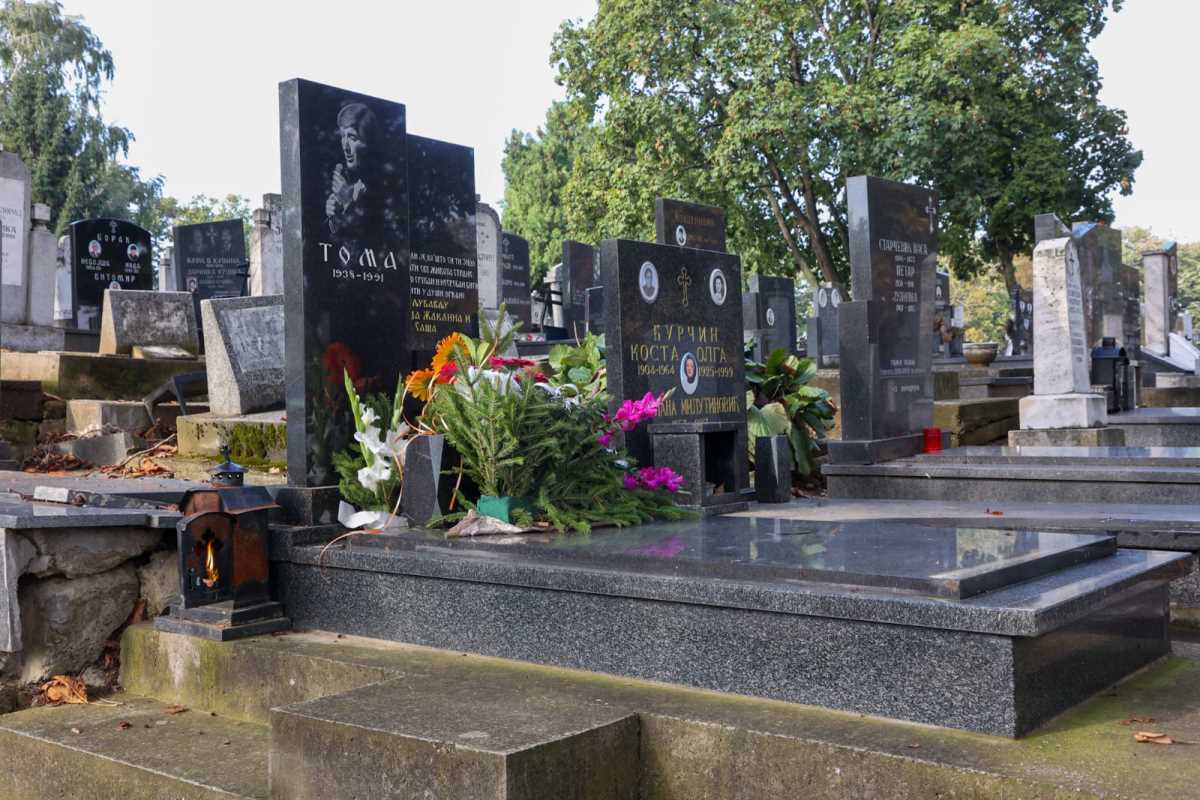 Pomen Tomi Zdravkoviću Toma Zdravković godišnjicaCentralno Groblje Goca i porodica.jpeg