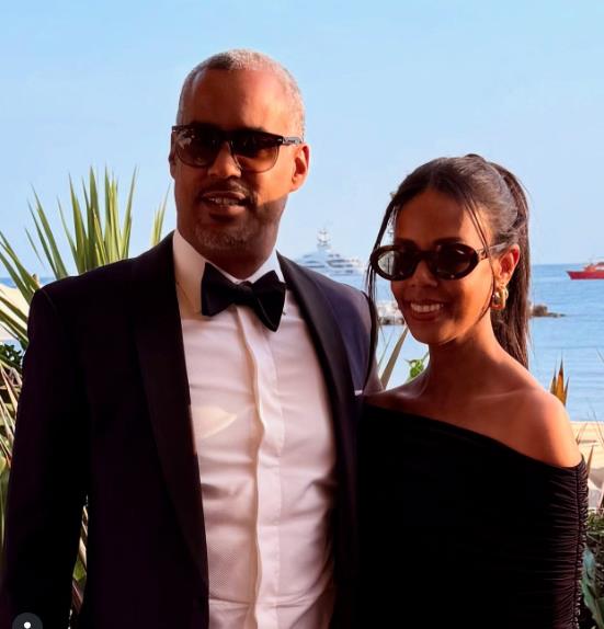 Džoel Dejvid Makonen Haili Selasije i Arijana Ostin na filmskom festivalu u Kanu.jpg