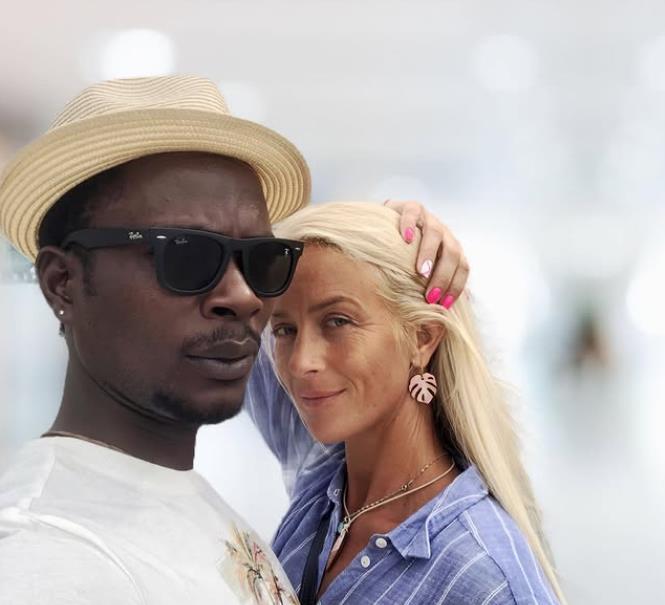 Valentina Triler sa suprugom