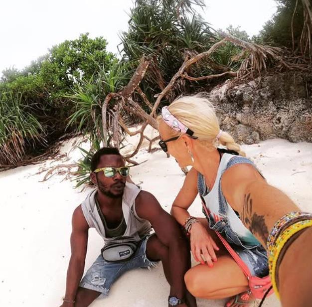 Valentina Triler sa suprugom