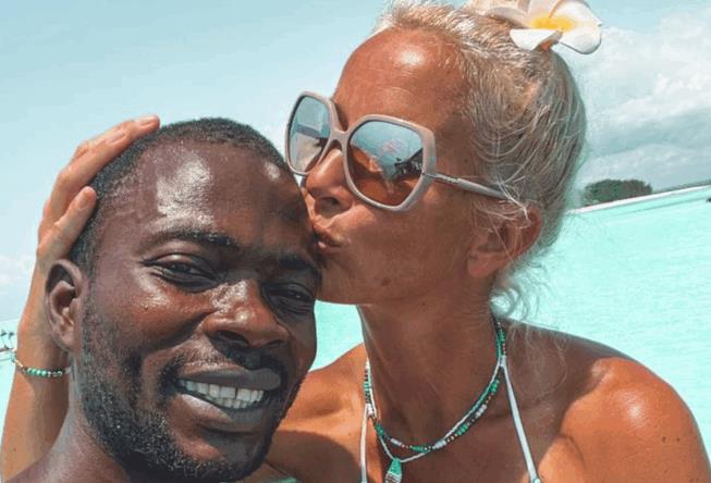 Valentina Triler sa suprugom